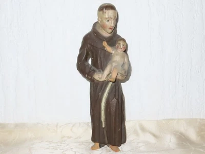 Holzfigur Heiligenfigur " Heiliger Antonius mit Jesuskind" ! wohl um 1780! - Bild 1 von 4