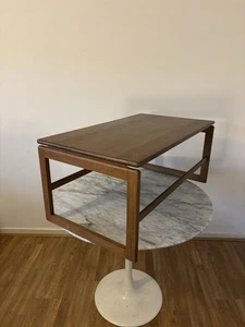 Gorgeous Mid-Century Geometric Modernist Scandinavian Style Wooden Coffee Table - Picture 1 of 14