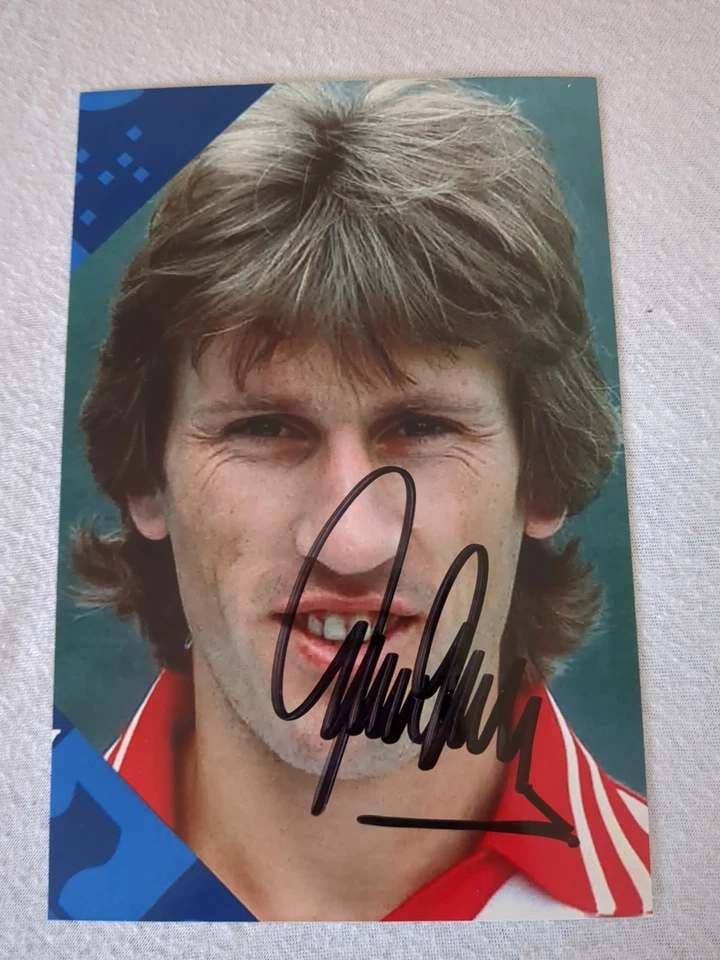 Unikat. Orginales Autogramm. HSV. Bundesliga. Hamburg. DFB. Manfred Kaltz. Foto  - Bild 1 von 1