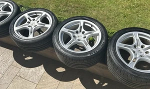 PORSCHE 987 986 BOXSTER CAYMAN 8+9x18 FELGEN Sommer Spyder rim set S RAD - Bild 1 von 21