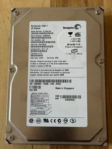 Seagate Barracuda 7200.7 40GB Interne IDE 7200RPM 3,5 Zoll ST340014A GETESTET - Bild 1 von 3