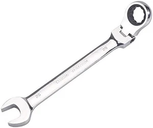 20Mm Metric Flex-Head Ratchet Wrench,Box End Head 72-Tooth Ratcheting Combinatio - Picture 1 of 12