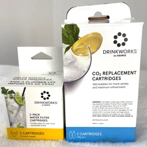 Keurig Co2 and Water Filter Replacement Cartridges  Drinkworks Home Bar - Picture 1 of 7