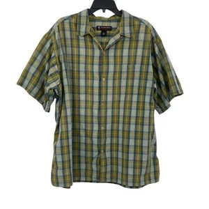 Polo Jeans Men’s Plaid Ralph Lauren Short Sleeve Button Down Shirt Size XL - Picture 1 of 9