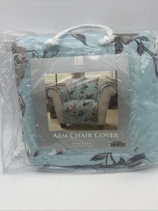 Lush Decor Arm Chair Cover Tania Floral New In Package; Polyester Fits Up To 21” - Picture 1 of 7