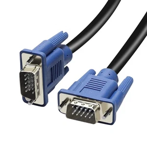 1.5 Meter VGA / SVGA 15 Pin PC Computer Monitor LCD Extension Cable Male to Male - Afbeelding 1 van 9
