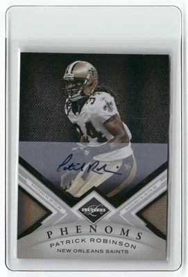 PATRICK ROBINSON 2010 Panini Limited #188 PHENOMS Auto /199 NEW ORLEANS SAINTS - Image 1 of 2