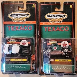 matchbox Texaco 97 Ford F150 & 1956 Ford Pickup Truck premiere collectibles 2000 - Picture 1 of 4