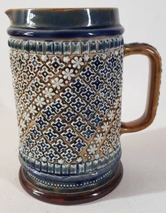 Antique Victorian Doulton Lambeth Art Stoneware Jug by Jane Hurst dated 1878 - Picture 1 of 12
