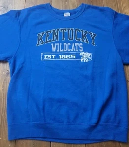 Vintage Kentucky Wildcats UK Crewneck Sweatshirt Made In USA Jerzees Size M 90s - Picture 1 of 4