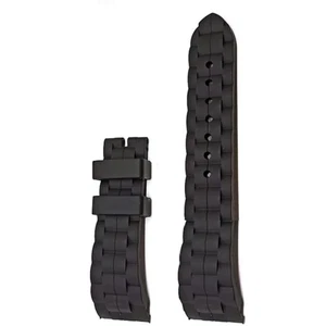 New Chopard 18-16mm 105/070 Black Rubber Replacement Strap C960400-0070 - Picture 1 of 1