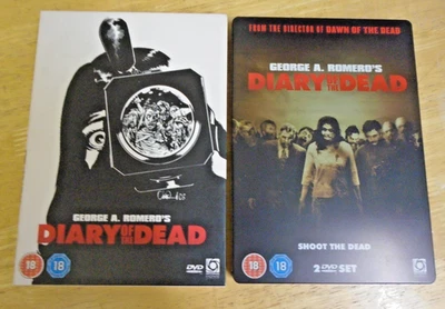 Diary Of The Dead (2007) - 2-Disc DVD - Limited Edition Steelbook - R2 - VGC - Image 1 of 4