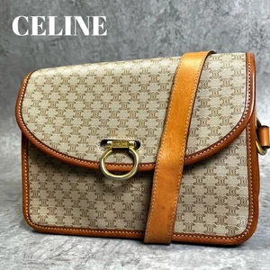 Extreme Celine Shoulder Bag Triomphe Gancini - Picture 1 of 11