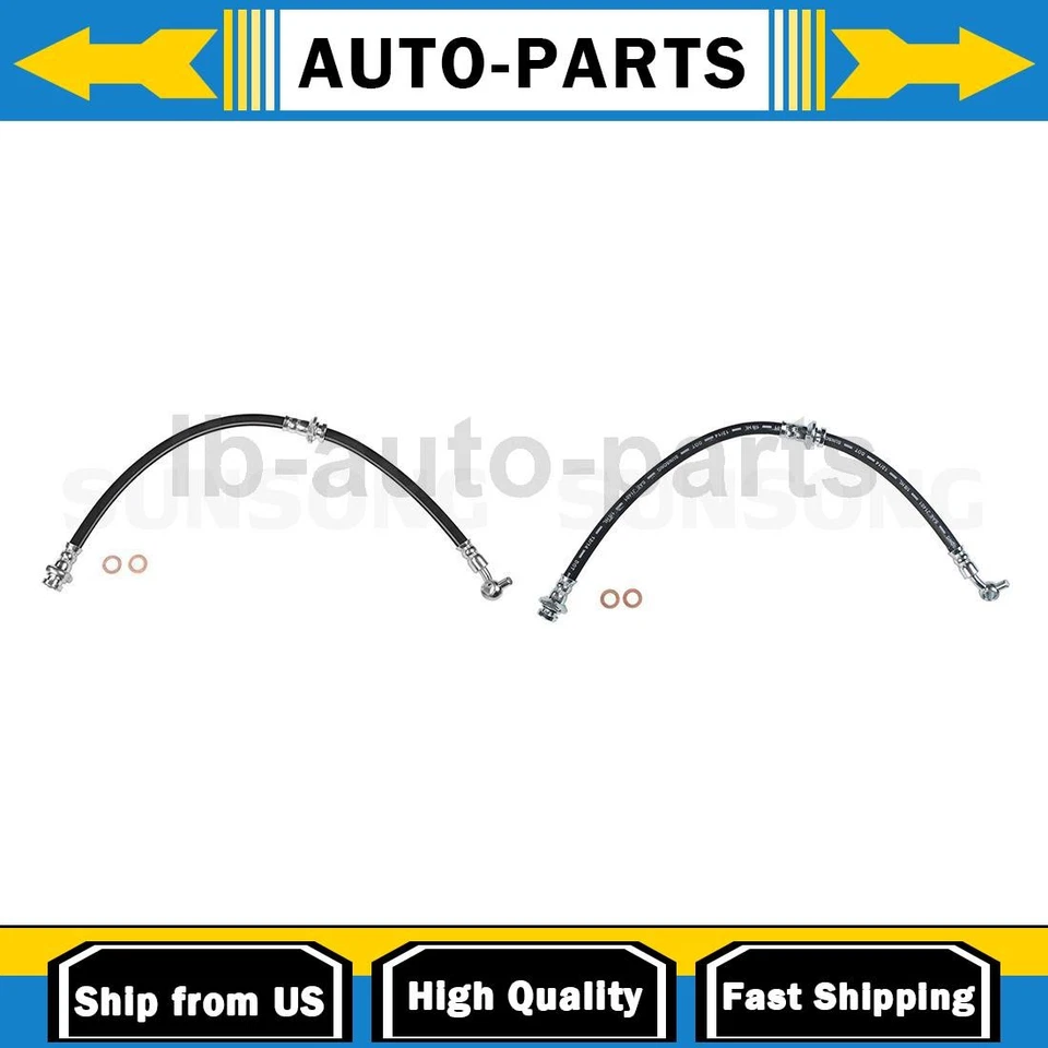 Manguera de freno delantera 2x para Nissan Sentra 2002 2003 2004 2005 2006 1,8 L Foto 1 de 4
