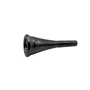 Vintage Vincent Bach Corp. 7 Waldhorn Mundstück Silberplatte Patina - Bild 1 von 10