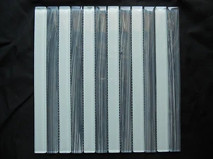Hand Painted Crystal Glass Mosaic Tiles - Kitchen/Bathroom/Interior Feature wall - Picture 1 of 7