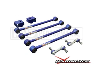 HARDRACE REAR LATERAL ARMS & DROP LINKS W/ RUBBER BUSH 8PC FOR SUBARU IMPREZA GC - Picture 1 of 1