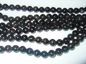 - Pietre Dure Forate - ASTROFILLITE scura sfera 6 mm 12 pz - Foto 1 di 1