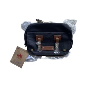 New Cardiff Kilgetty Roll Bag Cycling Bag Collection Black Canvas - Picture 1 of 6
