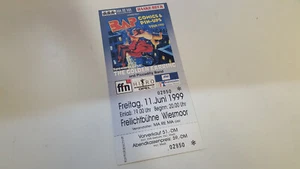 BAP 1999 Wiesmoor Konzert Ticket UNBENUTZT Eintrittskarte für Sammler Orig. - Bild 1 von 4