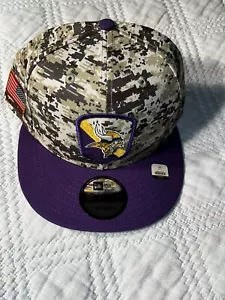 Cappello Snapback Minnesota Vikings New Era Salute to Service $40,99 9FIFTY mimetico - Foto 1 di 12