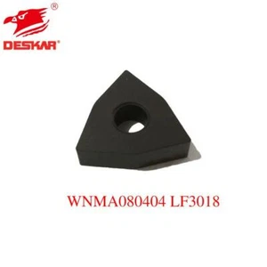 10pcs DESKAR WNMA/WNMG080404/08/12 LF3018 Carbide Turning Inserts For Cast Iron - Picture 1 of 10