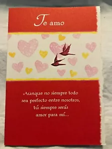 Arts Monte Azul de felicitacion del dia de San ValentinTe amo...NEW(A34) - Picture 1 of 5