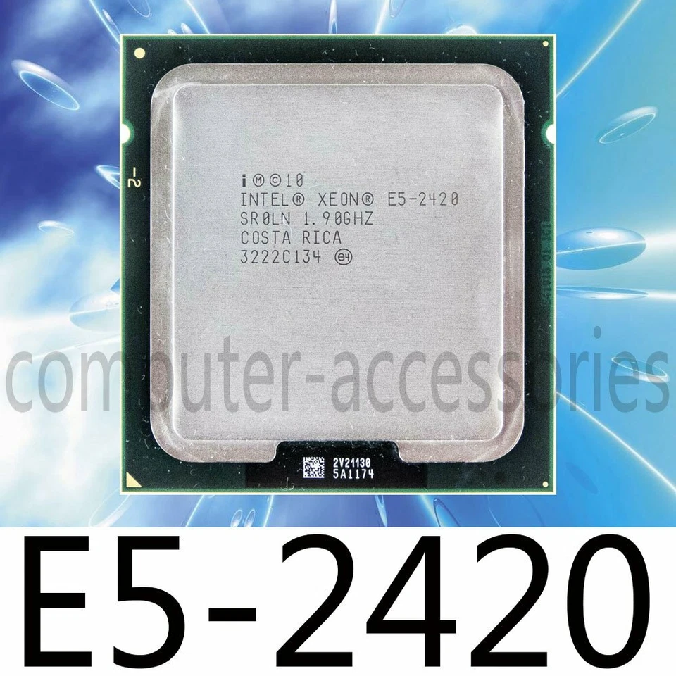 Intel Xeon E5-2420 SR0LN 1.90GHz 6-Core 15M LGA 1356 CPU Processor - Image 1 of 1