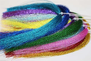 22 Colors Crystal Flash Holographic Tinsel Flashabou Sparkle Fly Tying Materials - Picture 1 of 9
