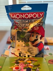 Monopoly Mario Gamer Power Pack Luigi Game Piece Token + Card NEW SEALED - Picture 1 of 1