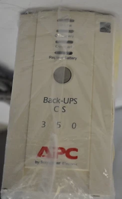 APC Back UPS Uninterruptible Power Supply 120 VAC 210W 350 VA 5-15R Out - Image 1 of 4