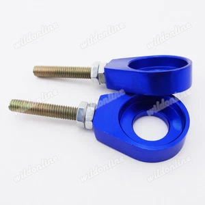 15mm Blue Chain Adjuster Tensioner For Chinese CRF50 KLX110 SSR Pit Dirt Bike - Bild 1 von 5