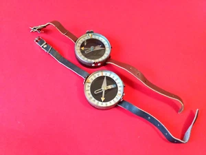 Adrianov Compass military original vintage ussr unique never used RARE NOS 2pcs - Picture 1 of 10