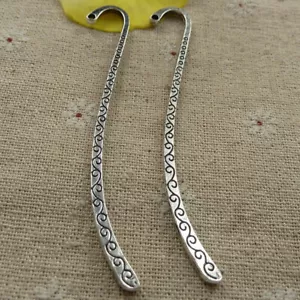 Free Ship 40 pcs tibetan silver nice bookmarks 85x14mm L-4258 - Imagen 1 de 4