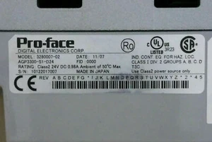 Urgent Delivery PROFACE PANEL AGP3300-S1-D24 Refurbished #W8 - Picture 1 of 4