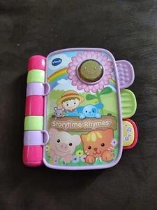 B17 ~ Vtech Babys 1. Storytime Reime musikalisches Lernbuch Kunststoff interaktiv - Bild 1 von 4
