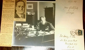 Admiral of The Fleet Sir Rosslyn Wemyss (1864-1933) Signed Inscribed Note &Photo - Picture 1 of 5