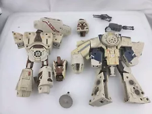 Incomplete & Broken Transformers Star Wars MILLENNIUM FALCON HAN SOLO CHEWBACCA - Picture 1 of 22