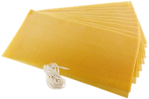 50 Hojas 100% Pura Cera de Abejas Natural Para Hacer Velas Cera de Abeja Vela Mieta OFERTA - Imagen 1 de 1