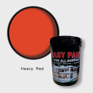 Heavy Red, Easy Paint 5L/1.3gal - Mid Sheen (Interior Wall) JS29 Red Shade - Picture 1 of 4