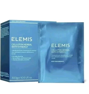 Elemis Cellutox Herbal Bath Synergy 10 sobres/10,6 oz nuevo en caja. Exp.2028 Foto 1 de 3