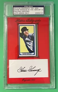 2014 HA ORIGINALS 1941 MINI GOOSE GOSSAGE AUTOGRAPH 81/100 PSA/DNA 10 GEM MINT - Picture 1 of 2