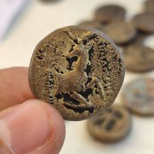 AUTHENTIC ANCIENT ROMAN COIN-EMPEROR AUGUSTUS DENARIUS -- RARE COLLECTIBLE 100AD