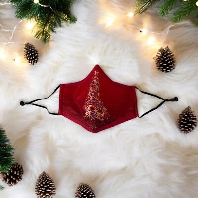 CHRISTMAS Face Mask: Adult, Washable, Adjustable. Merry Christmas! - Image 1 of 4
