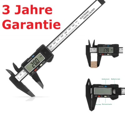 Messschieber Schieblehre Digital Messlehre 0-150 mm LCD Display Messchieber NEU - Bild 1 von 4