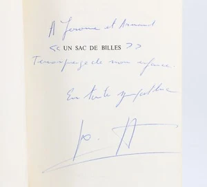 JOFFO Un Sac de Billes ENVOI AUTOGRAPHE 1975 - Picture 1 of 1