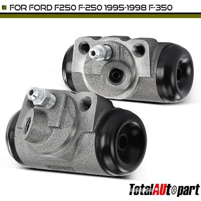 2 piezas cilindros de rueda de freno de tambor para Ford F-350 E350 Super Duty trasero izquierdo y derecho Foto 1 de 4