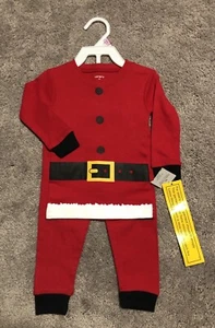 NWT Carter's Baby Boys 2-Piece Santa Claus Suit, Red CHRISTMAS Set, 9 Months - Picture 1 of 5