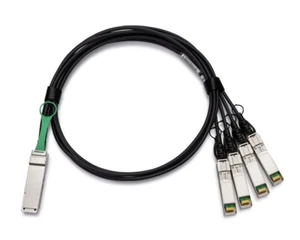 MELLANOX TECHNOLOGIES MC2609130-001 CABLE QSFP+ TO SFP+ M-M 1M - Picture 1 of 2