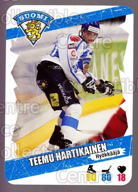 2013-14 Finnish Suomi Leijonakortit #85 Teemu Hartikainen - Image 1 of 1